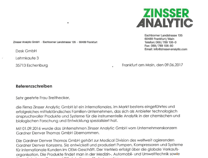 Sage 100 im Mittelstand – Referenz Zinsser Analytic GmbH